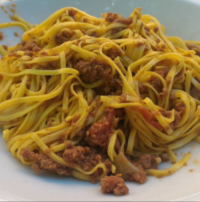 fresh pasta bolognese