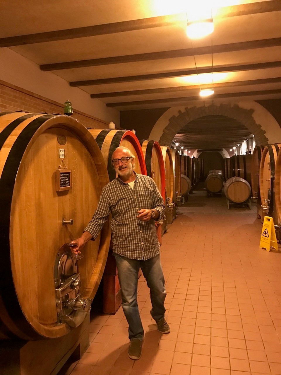 Pino Mantelli will be your mentor, guide,
chaufeur, and conceirge as you explore casks full of piedmont barolo wine